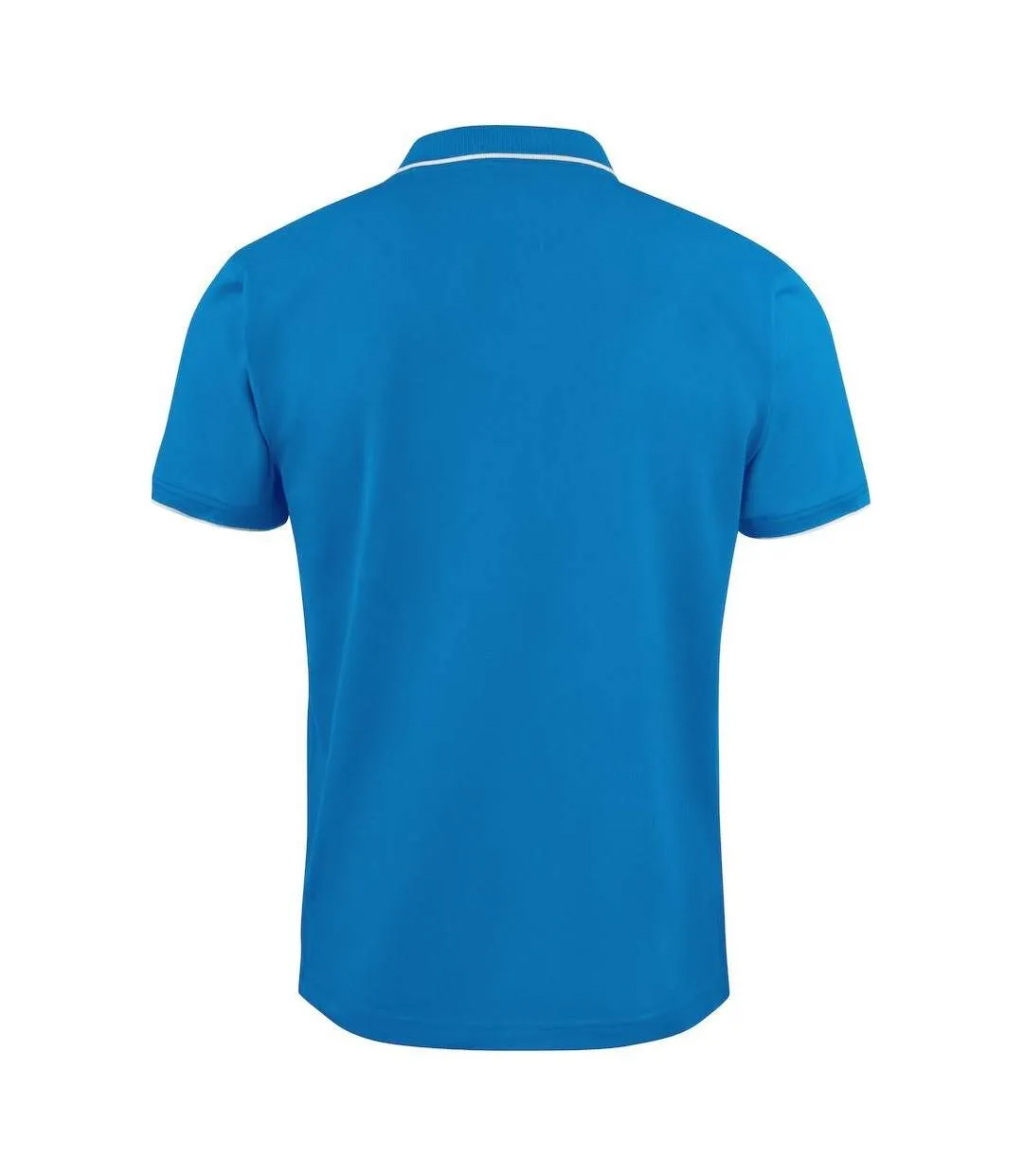 Mens Greenville Polo Shirt Bright Blue James Harvest-2
