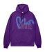 Sweat À Capuche Motif/style Pochoir Block Homme Violet Money-1