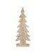 Wood christmas tree decoration 52cm x 5cm x 18cm brown/white Hill Interiors-1