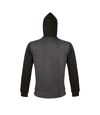 SOLS Silver - Sweatshirt à capuche et fermeture zippée - Homme (Gris sombre) - UTPC342