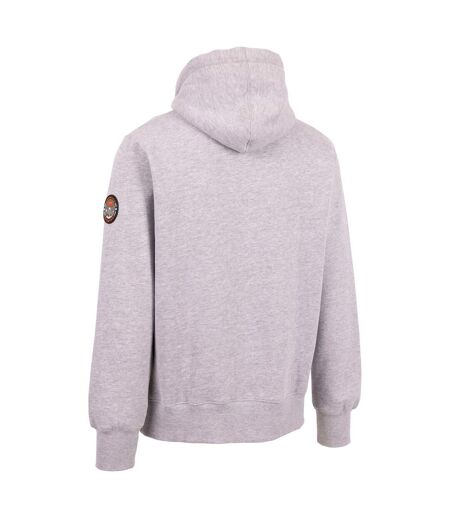 Mens raven hoodie grey marl Trespass