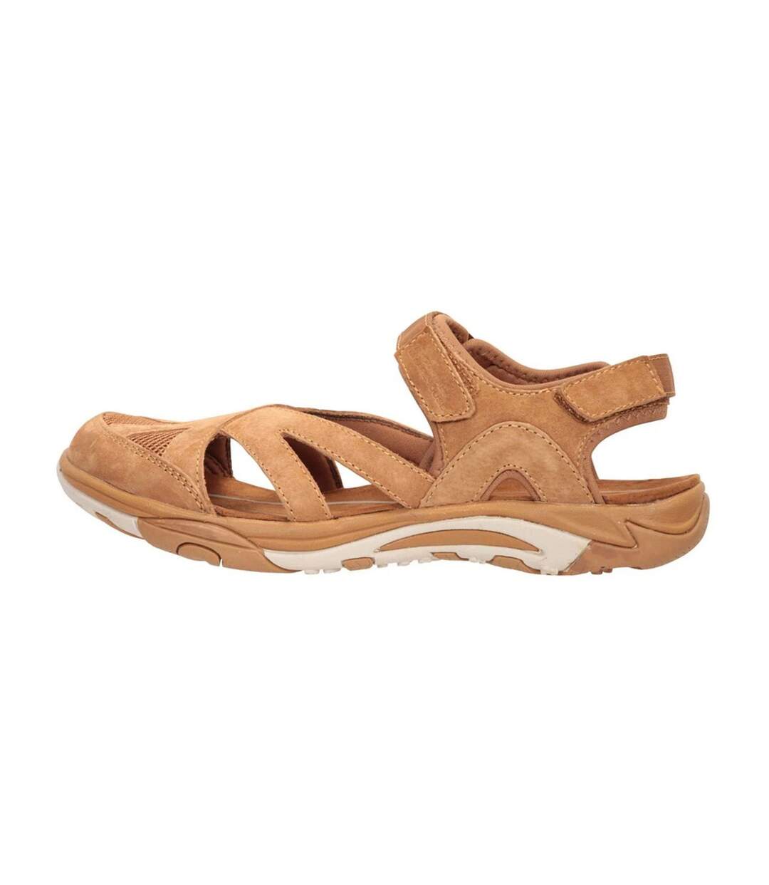 Womens/ladies sussex wolverine suede sandals brown Mountain Warehouse-3