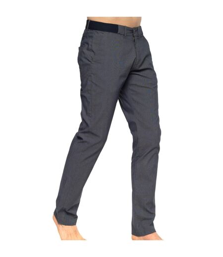 Pantalon chambray coupe droite