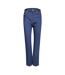 Womens/ladies High Rise Wide Leg Jeans Blue Lacoste-2