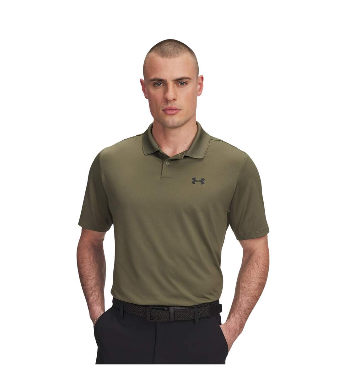 Polo Performance Homme Bleu Marine Under Armour-4