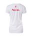 T-shirt Poland Fan Femme Blanc Rouge Huari-2