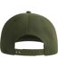 Unisex adult james 6 panel recycled polyester snapback cap olive Atlantis-2