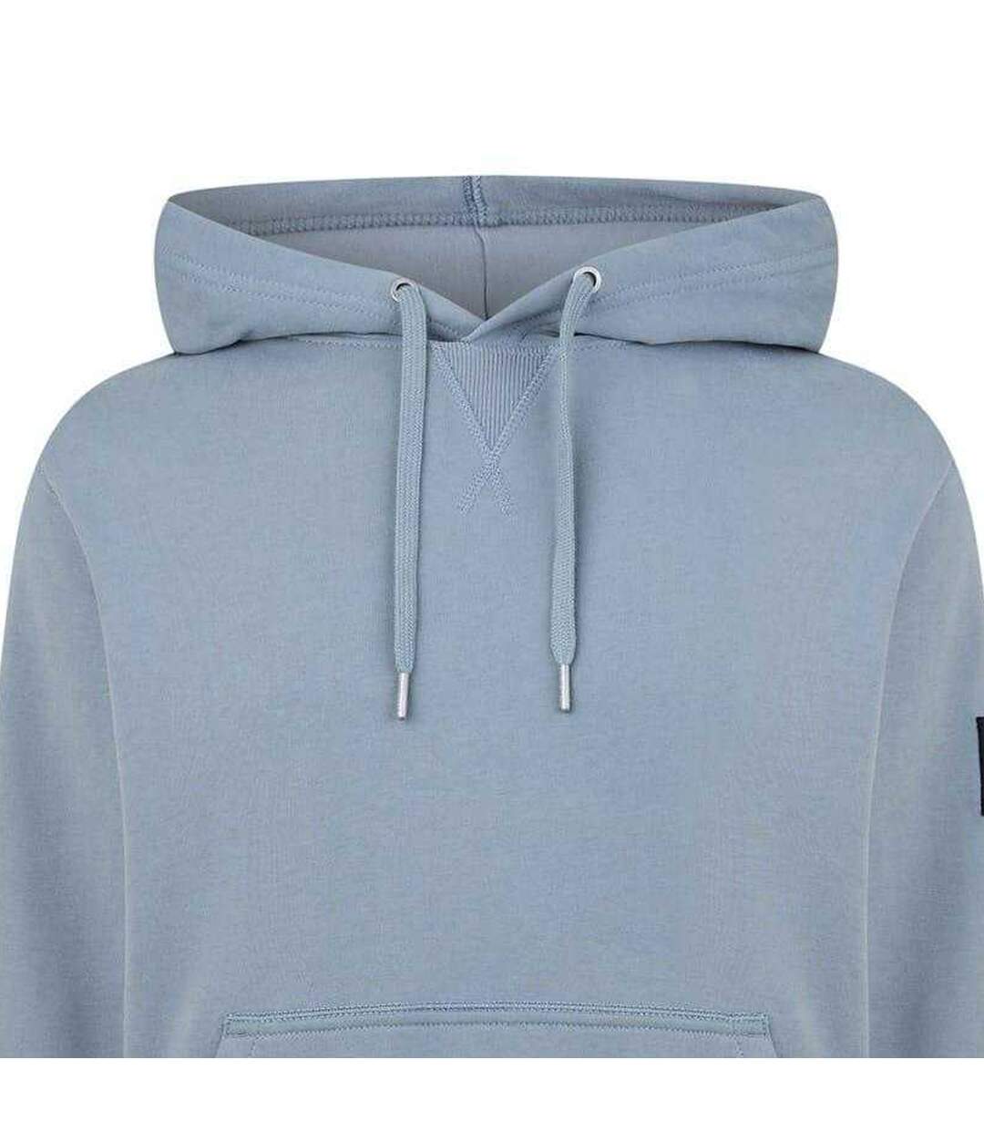 Sweat À Capuche Motif/style Monogramme Homme Gris Foncé Calvin Klein-3