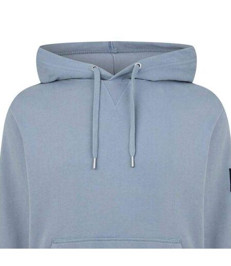 Sweat À Capuche Motif/style Monogramme Homme Gris Foncé Calvin Klein