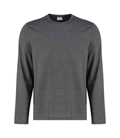 Kustom Kit Mens Superwash 60C Long-Sleeved T-Shirt (Dark Grey Marl) - UTPC5676