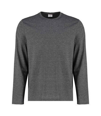 Kustom Kit Mens Superwash 60C Long-Sleeved T-Shirt (Dark Grey Marl)