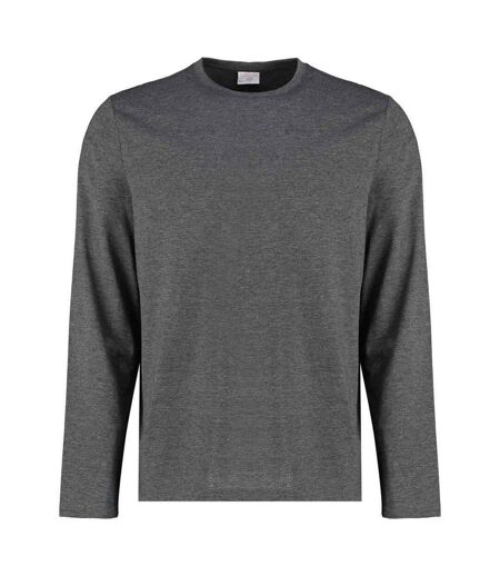 Kustom Kit Mens Superwash 60C Long-Sleeved T-Shirt (Dark Grey Marl) - UTPC5676