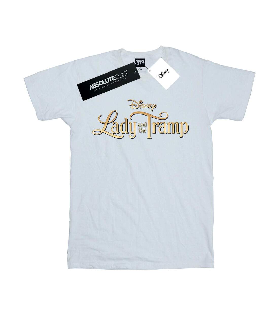 Disney - T-shirt LADY AND THE TRAMP CLASSIC LOGO - Femme (Blanc) - UTBI17865-1