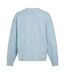 Mens Nustroyos Tie Dye Oversized Sweatshirt Blue Hugo-2