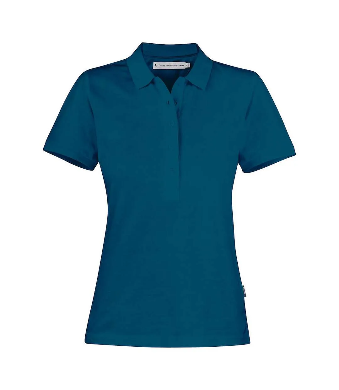 Womens/ladies Neptune Polo Shirt Blue Heaven James Harvest-1
