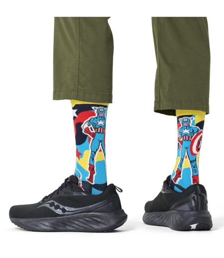 Mens Marvel Captain America Novelty Socks | Gift Idea