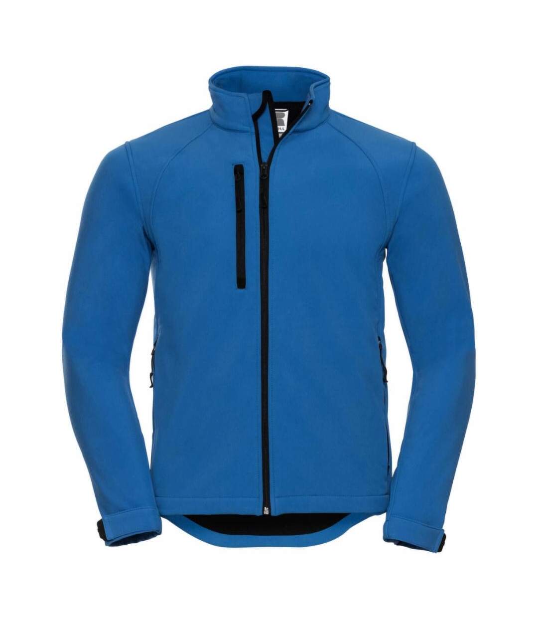 Veste Softshell Résistante À L'eau Et Au Vent Pour Hommes Bleu Russell-1