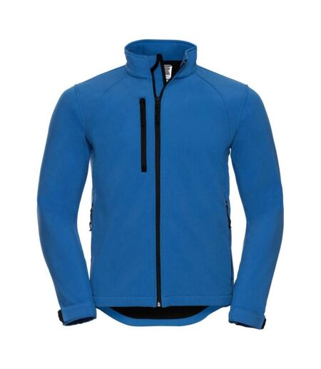 Veste Softshell Résistante À L'eau Et Au Vent Pour Hommes Bleu Russell