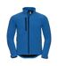 Veste Softshell Résistante À L'eau Et Au Vent Pour Hommes Bleu Russell-1