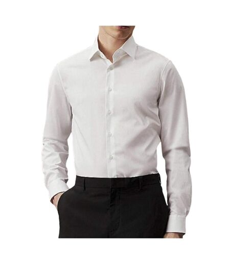 Chemise blanche homme calvin klein jeans poplin stretch regul - 38
