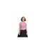 Womens/ladies Fallon Striped Tank Top White Fuchsia JJXX-1