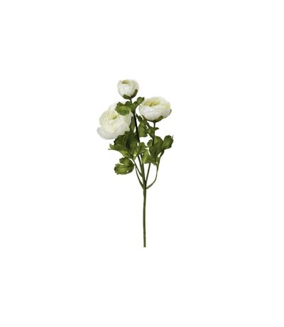 Fleur Artificielle Renoncule 60cm Blanc