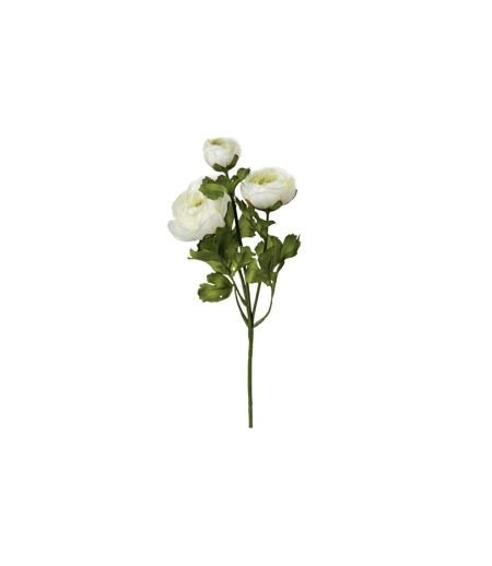 Fleur Artificielle Renoncule 60cm Blanc