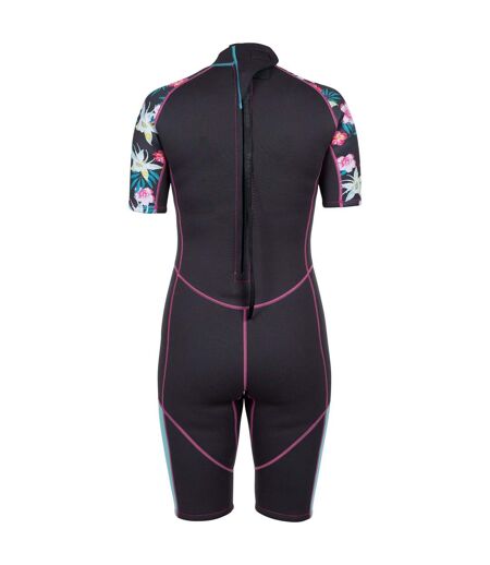 Womens/ladies Sonar Wetsuit Dark Grey Trespass