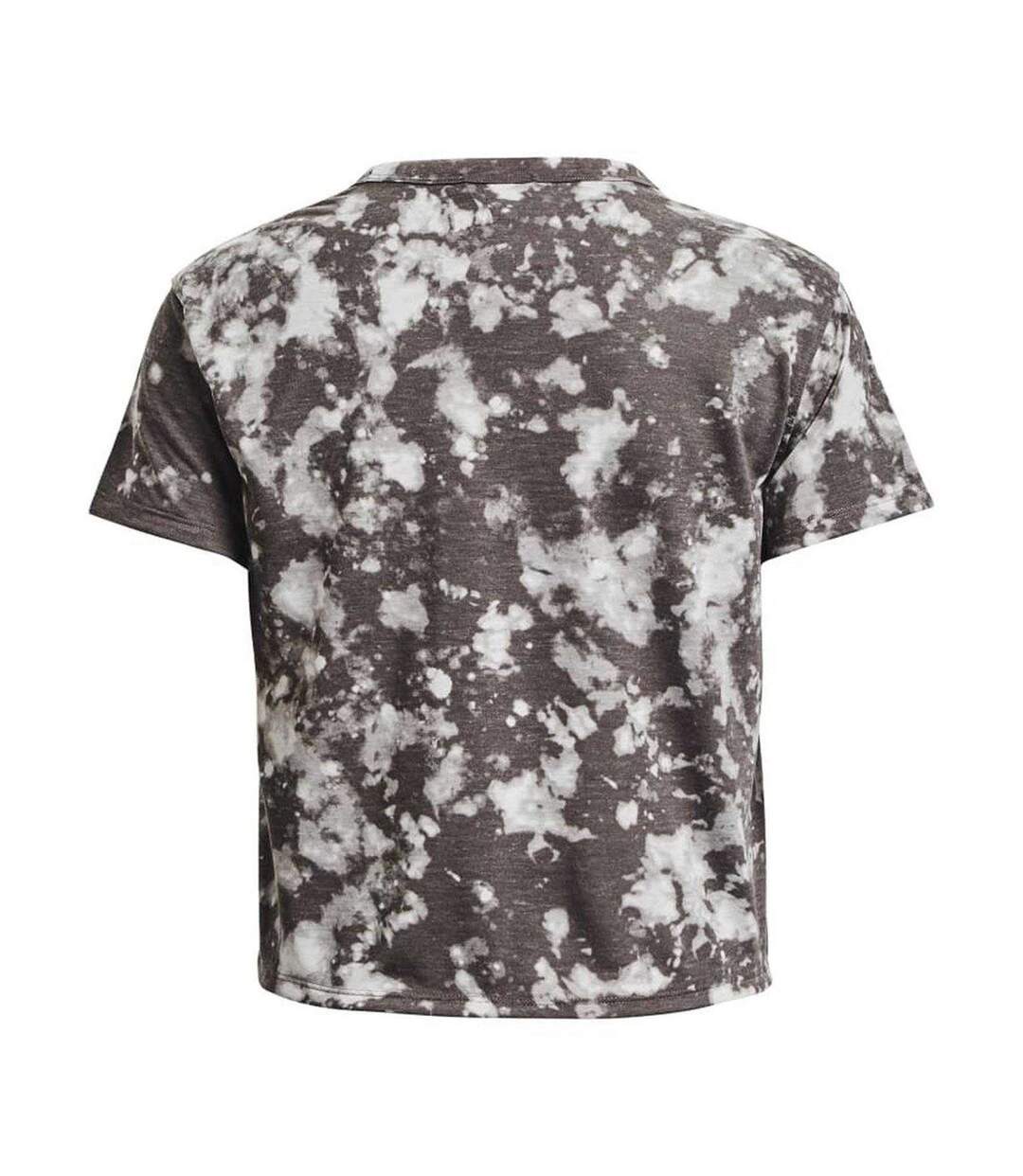 T-shirt Motif/style Usé Run Trail Femme Gris Under Armour-2
