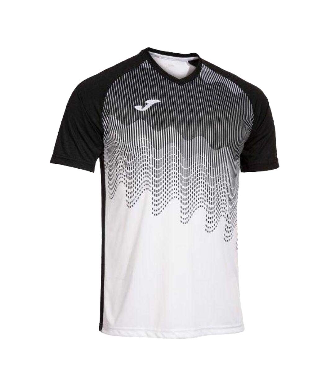 Mens Tiger Vii T-shirt White Black Joma-1