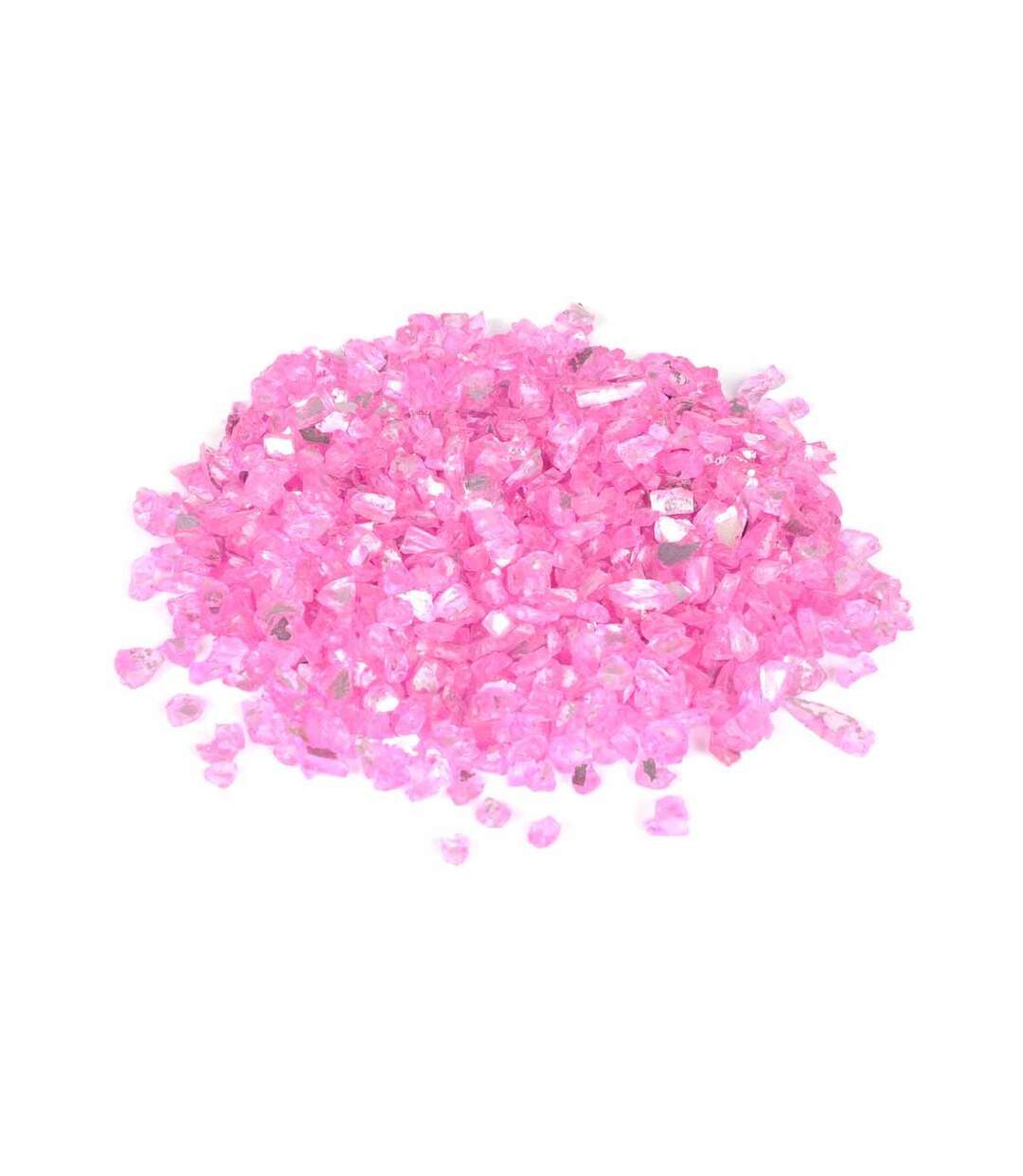 Pépites de Verre Déco Effet Miroir 250g Rose-1