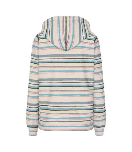 Veste À Capuche Motif/style Rayé Femme Craie Lazy Jacks