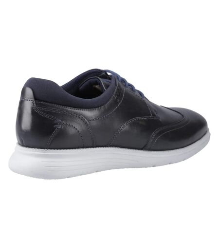 Mens vantage leather oxford shoes navy POD