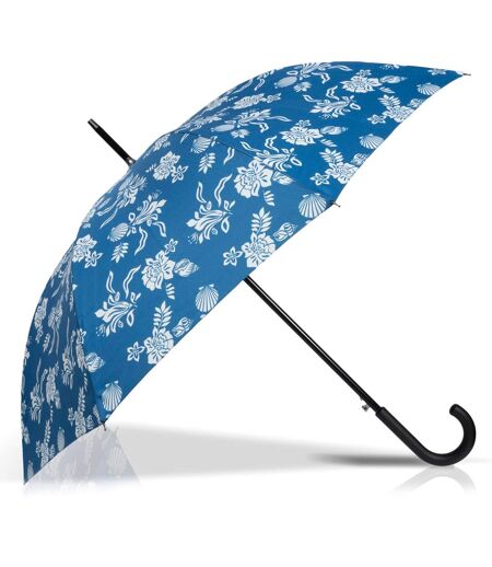 Isotoner Parapluie femme canne, ultra dérperlant, solide, ouverture automatique/ fermeture manuelle
