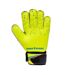 Childrens/kids Defense Goalkeeper Gloves Yellow Black Blue Meteor-2