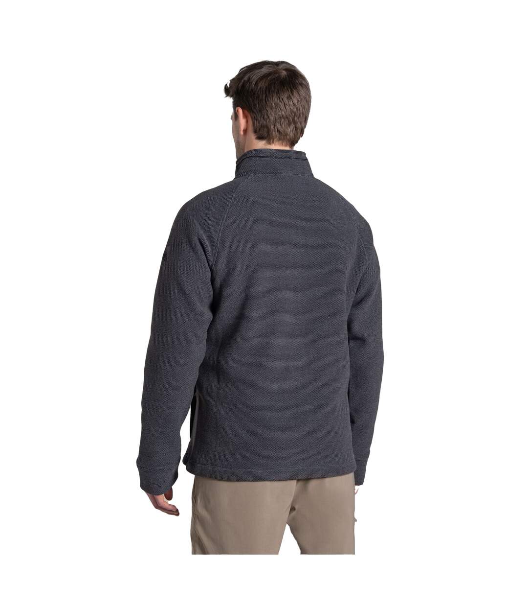 Mens Steeple Half Zip Fleece Dark Iron Craghoppers-3