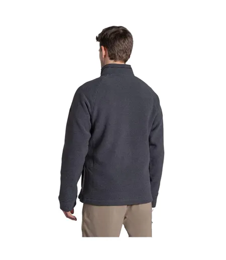 Mens Steeple Half Zip Fleece Dark Iron Craghoppers