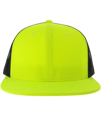 Atlantis Unisex Adult Mesh 6 Panel Trucker Cap (Yellow/Black) - UTAB624