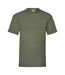 T-shirt valueweight homme olive classique Fruit of the Loom Fruit of the Loom