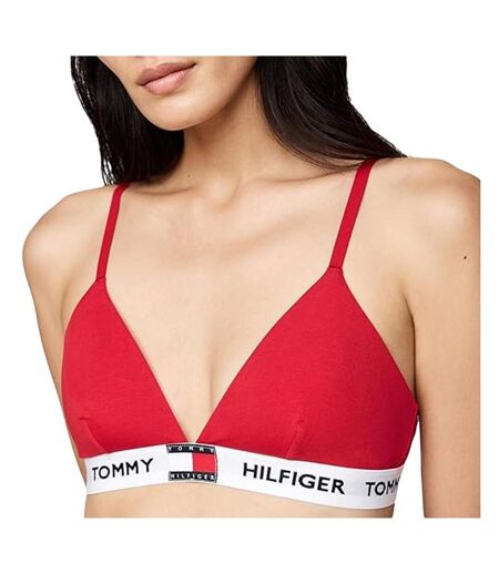 Soutien gorge rouge femme tommy hilfiger triangle - l