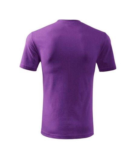 T-shirt Classic New Homme Violet Clair Malfini