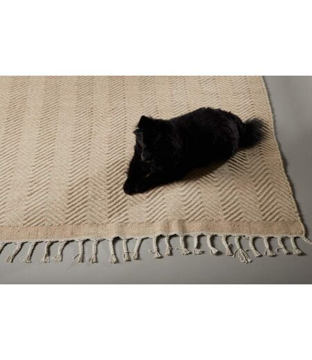 Tapis Déco en Laine Loke 203x300cm Beige