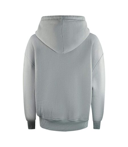 Womens/ladies Githa Plain Oversized Hoodie Shark Grey Parajumpers