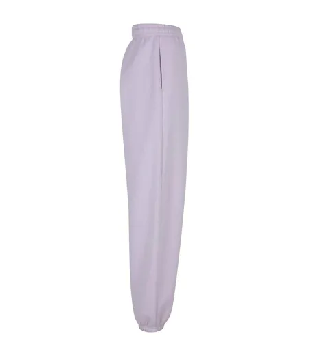 Womens/ladies Fluffy Sweatpants Lilac Build Your Brand