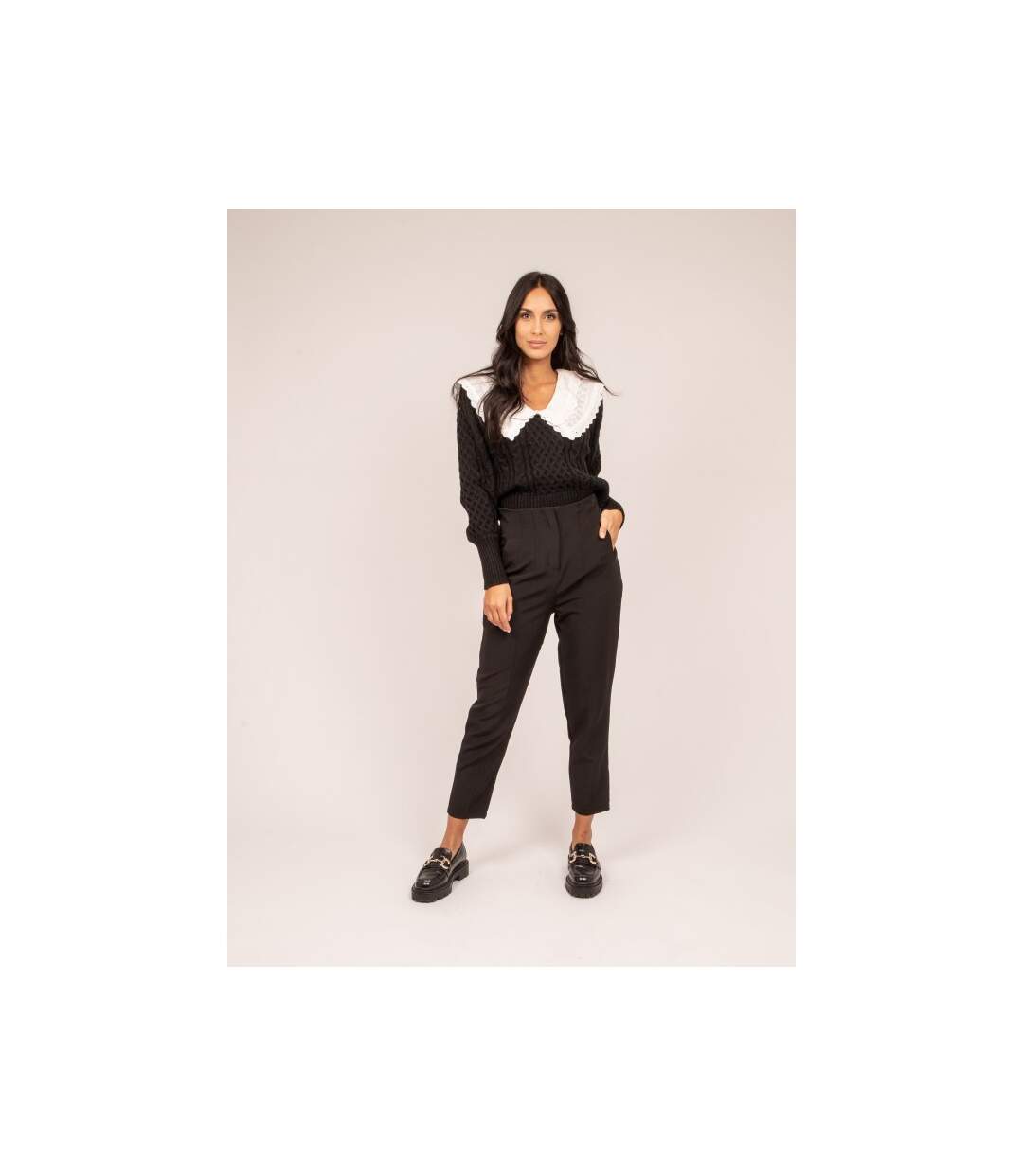 Pantalon droit pinces EZARA - Dona X Lisa-4