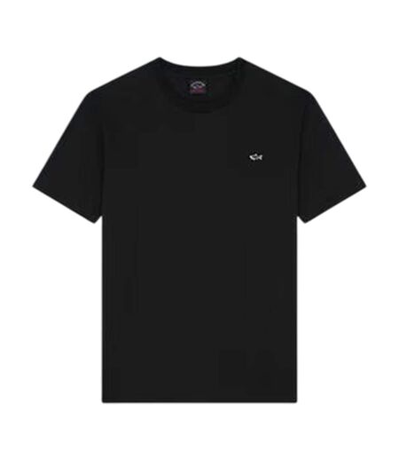T-shirt Motif/style Badge Homme Noir Paul & Shark