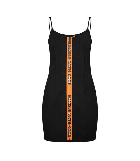 Robe À Bretelles Bretelles Fines Femme Noir Heron Preston