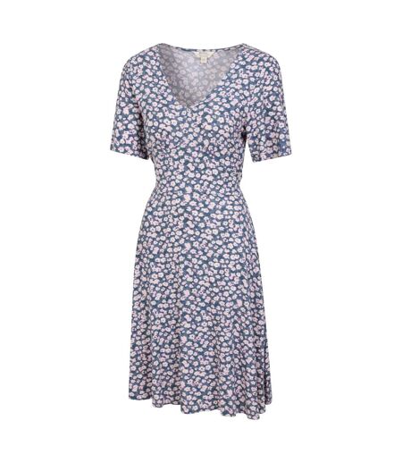 Womens/ladies como floral dress grey Mountain Warehouse