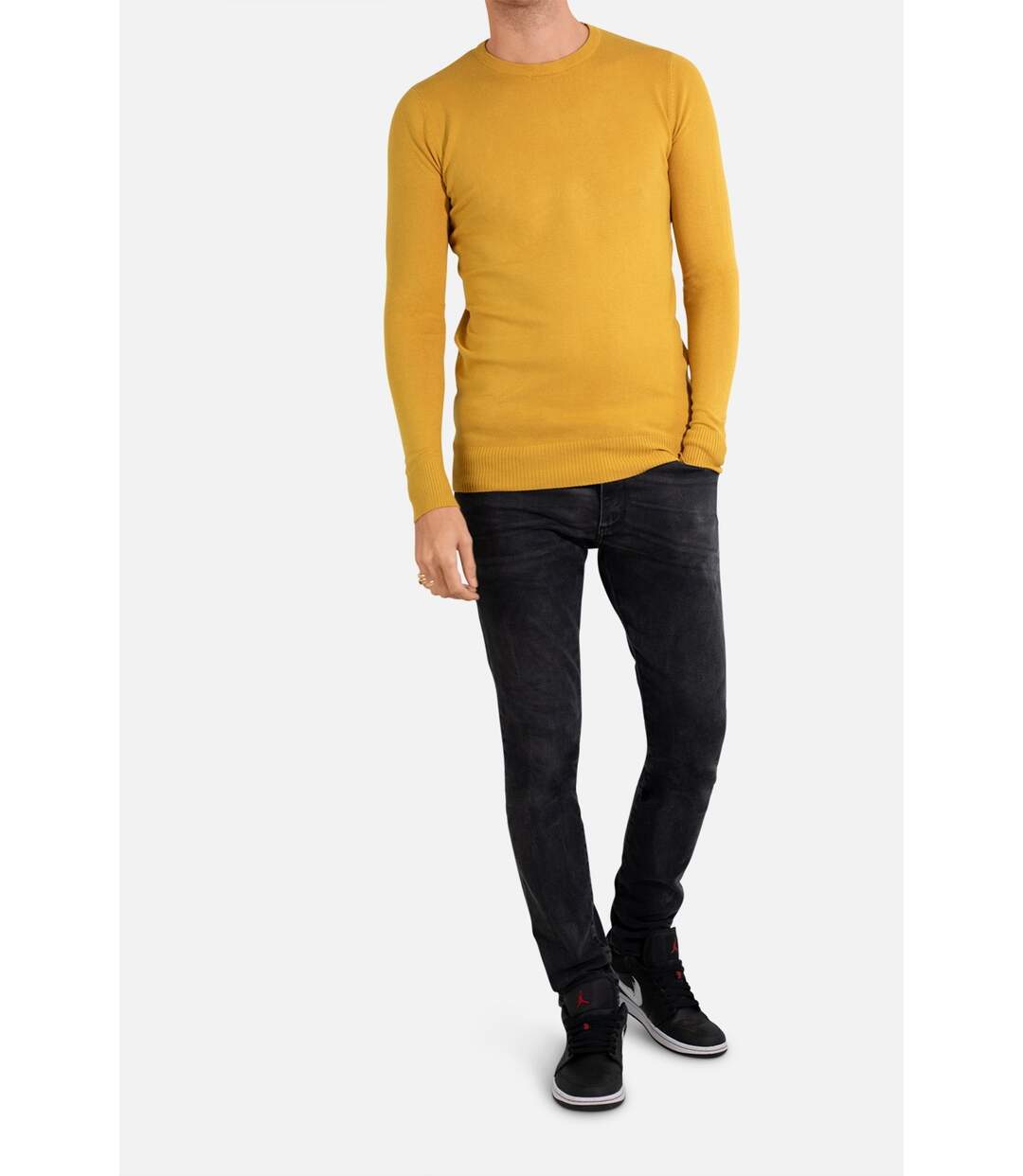 Pull manches longues col rond-3
