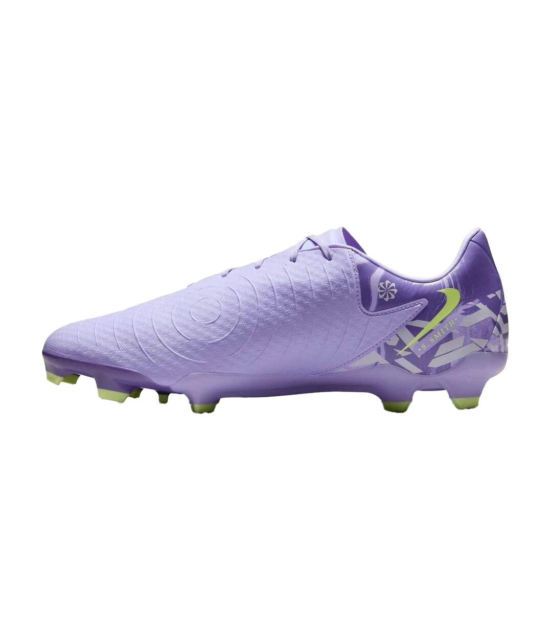 Chaussures De Foot Pour Terrain Ferme Phantom Gx Academy Homme Violet Vert Fluo Nike-3